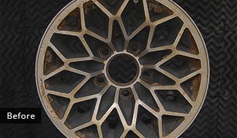 6 Spoke Wheel Before Wheel Polishing